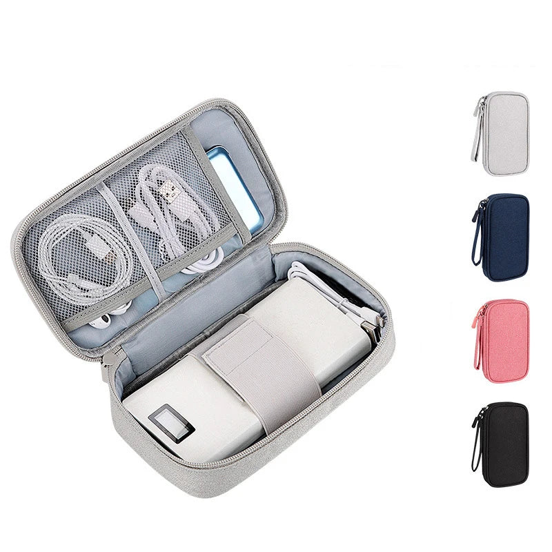Travel Cable Storage Organizer Pouch Waterproof Carry Case