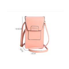 Women's Phone Crossbody Shoulder Bag Wallet Pu Leather Bag