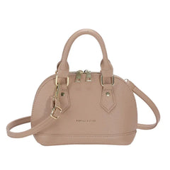 Vintage PU Leather Crossbody Bag with Zippers Straps