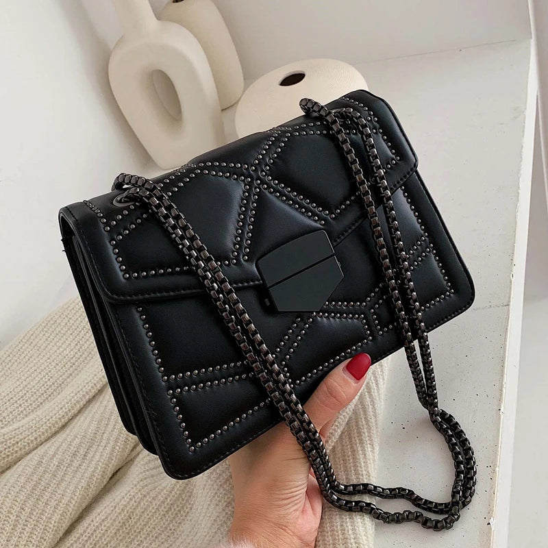 NEWDISCVR Chain Crossbody Bags Women Shoulder Messenger Lady Handbags