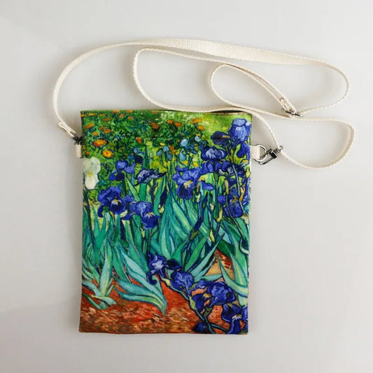 Student Tutoring Bag Canvas Portable Junior High School Cartoon Art Handbag