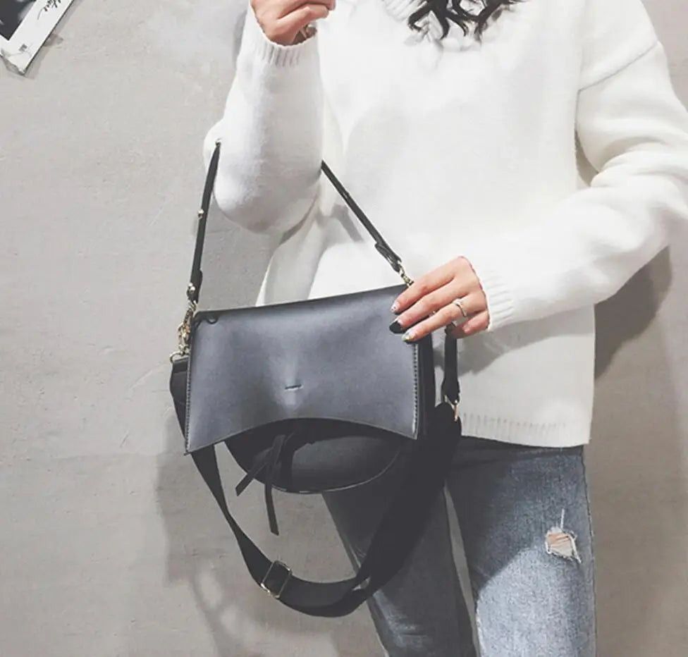 Soft PU Leather Tote Bag for Women
