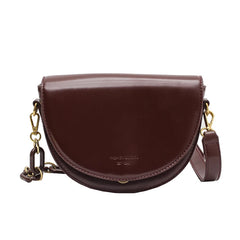 Vintage Small Shoulder Messenger Bag High-quality PU Leather Women Handbag