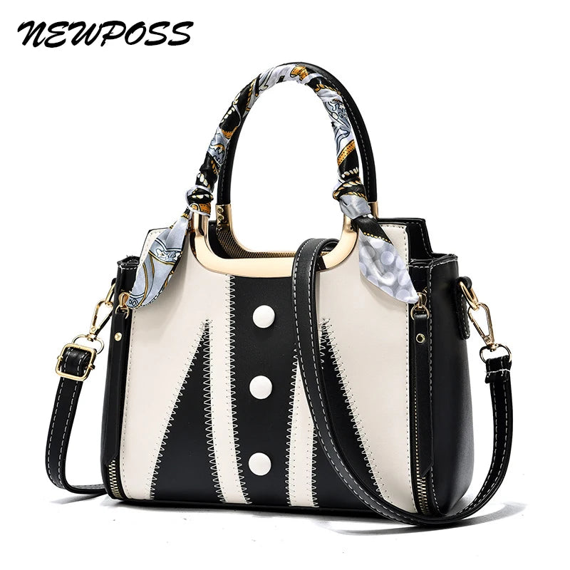 Plaid Shoulder Bag Female Ladies Totes