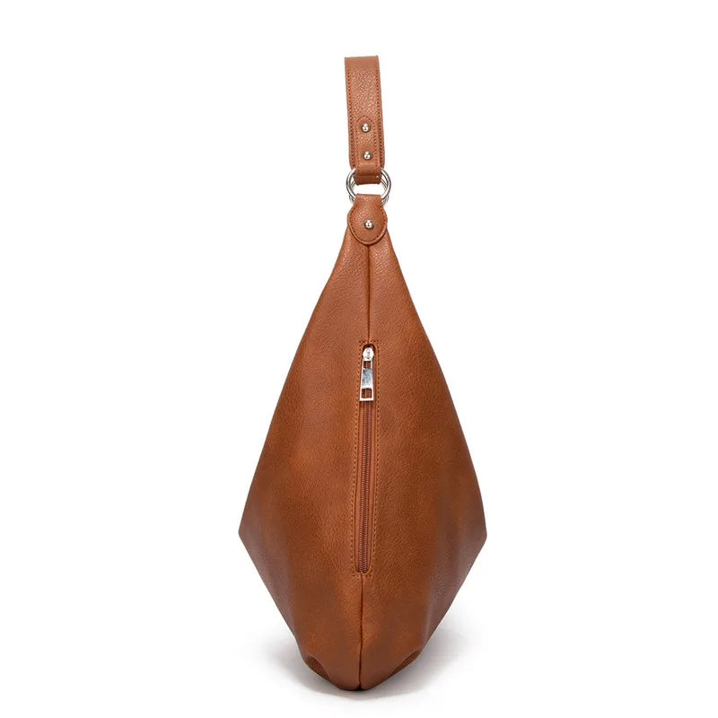 Women Tote Bag Soft PU Leather Large Capacity Handbag Shoulder Bag