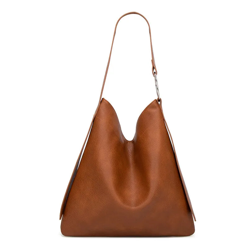 Women Shoulder Bags Large Capacity PU Leather Female Handbag