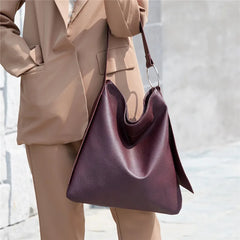 Women Shoulder Bags Large Capacity PU Leather Female Handbag