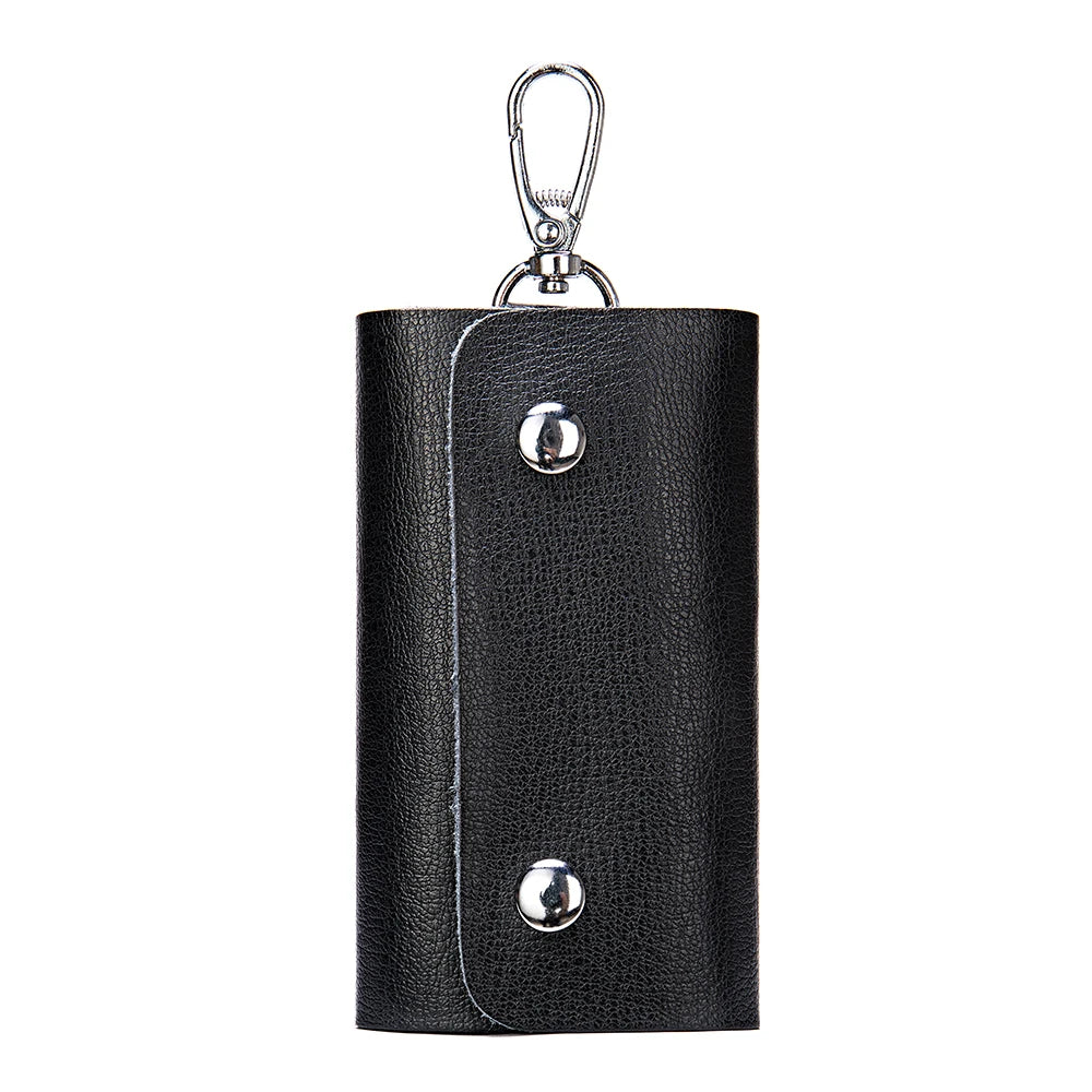 Vintage Leather Key Holder Hasp Key Bag Wallet Housekeeper