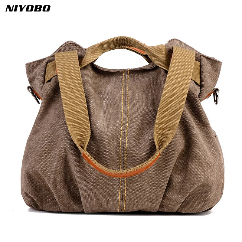 Casual Women Handbag Large Capacity Ladies Travel Totes Shoulder Bags