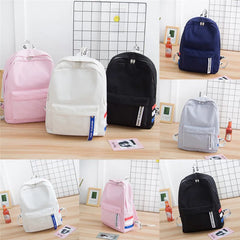 Women Canvas Backpack School Shoulder Bag Rucksack Travel Bags
