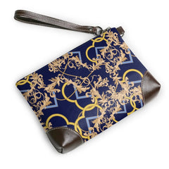Vintage Retro Clutch Bag European Pattern Printed Wallet