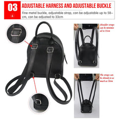 Women's PU Leather Backpack Classic Travel Bag