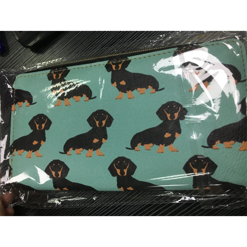 Skull Print Wallet for Women, Cash Holder & Phone Clutch