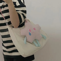 Japanese Girl Lolita Star Handbag Large Capacity