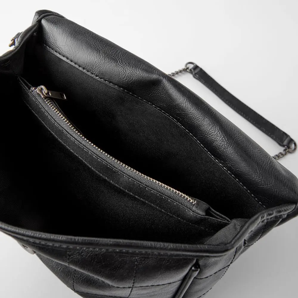 Women Shoulder Bag Female Rock Style Handbag Soft Pu Purse