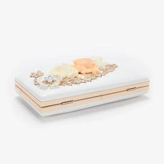 Floral Chains Clutch Bag Evening Dinner Party Makeup Bag
