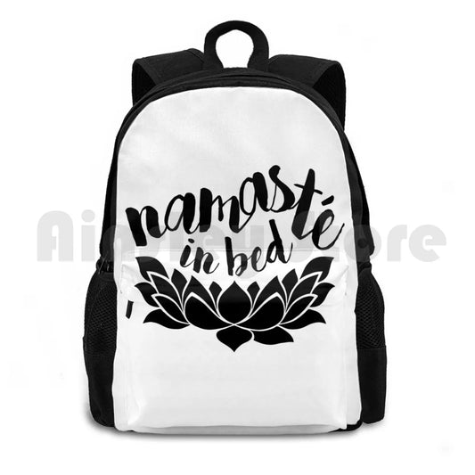 Namaste In Bed Outdoor Hiking Backpack Waterproof Camping Travel