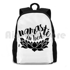 Namaste In Bed Outdoor Hiking Backpack Waterproof Camping Travel