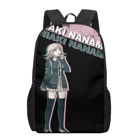 Nanami ChiaKi Danganronpa School Bag Print Backpack Teens Book Bag 16