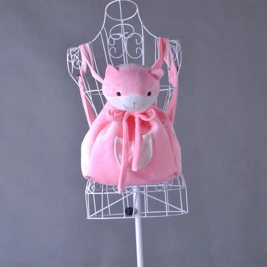 Chiaki Danganronpa Cat Backpack Pink School Girls Bag