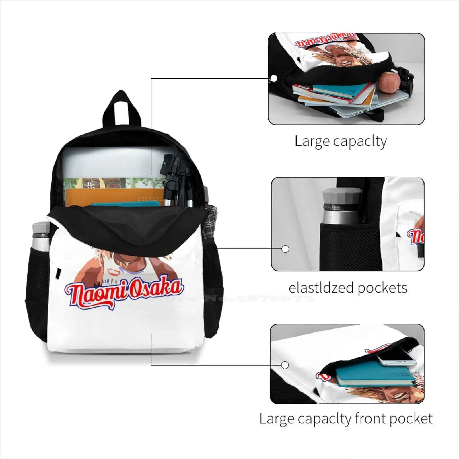 Naomi Backpack for Student School Laptop Travel Bag