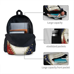 Napoleonic French Regimental Flag 2 Backpacks Men's Backpacks Bags For Women