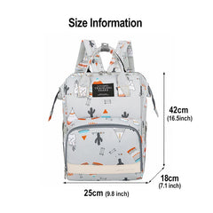 Large Capacity Nappy Backpack Multi-function Waterproof Mom Baby Bag
