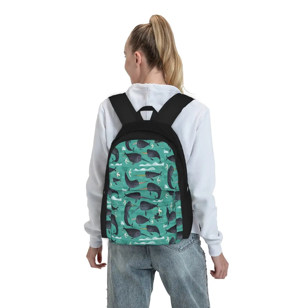 Narwhals And Narbirds Backpacks Men's Women Bag For Women Bags For Women