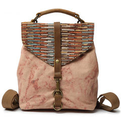 National Style Lady Backpack Women Casual Travel Rucksack