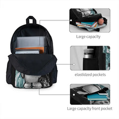 Ned Vaporwave Backpacks Men's Women's School Bag