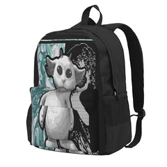 Ned Vaporwave Backpacks Men's Women's School Bag