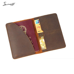 Nederland Dutch Passport Case Leather Cover