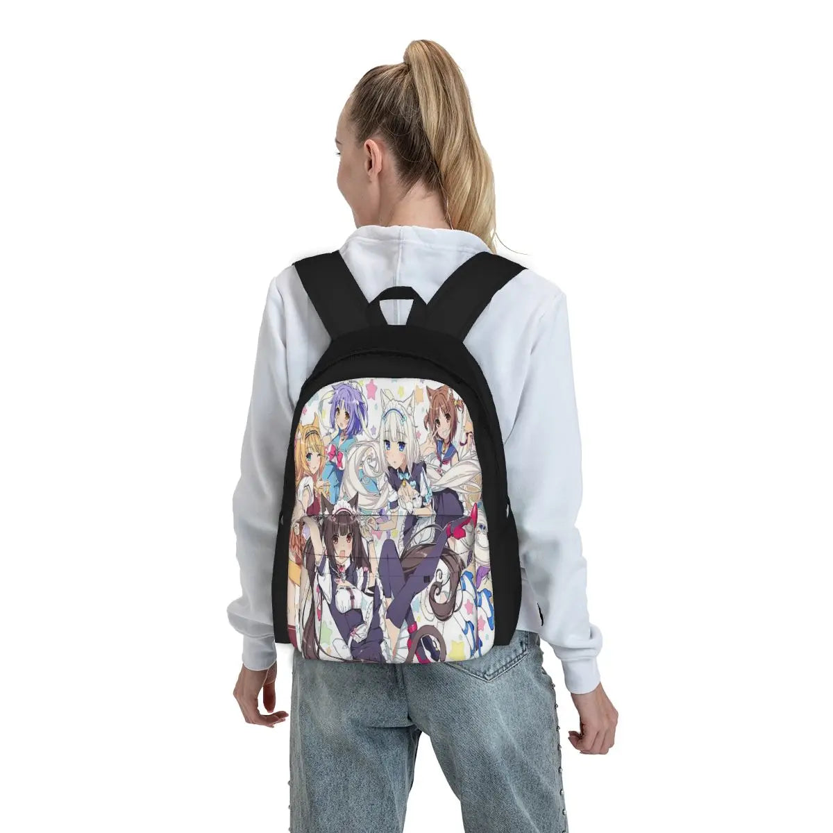 Nekopara 3 Manga Personalised Backpacks Men's and Women's Bags