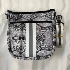 Neoprene Compact Crossbody Messenger Bag Waterproof Camo Purse