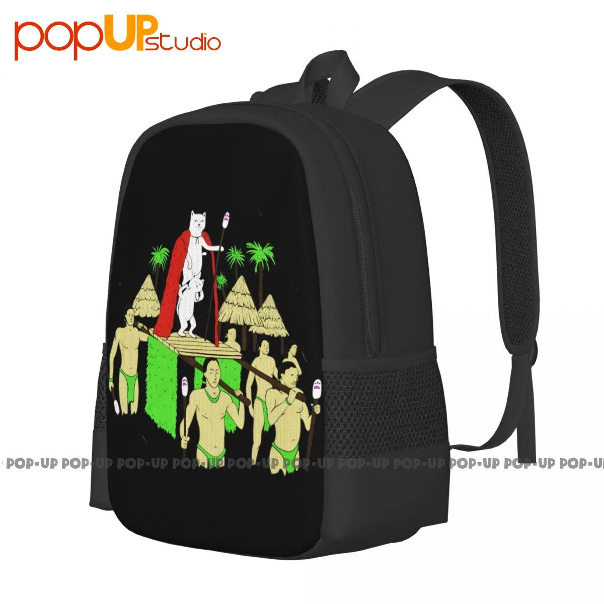 Nerm De Nunez Harbour Rip Dip Cat Skateboard Backpack