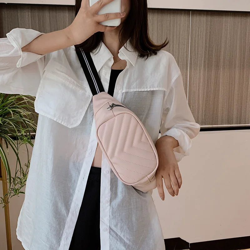 Net Red Chest Bag Ins Bag Women's Single Shoulder Messenger
