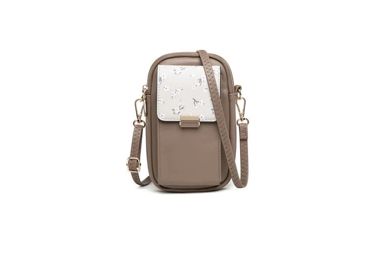 Printed Mini Cross-Body Phone Bag for Women