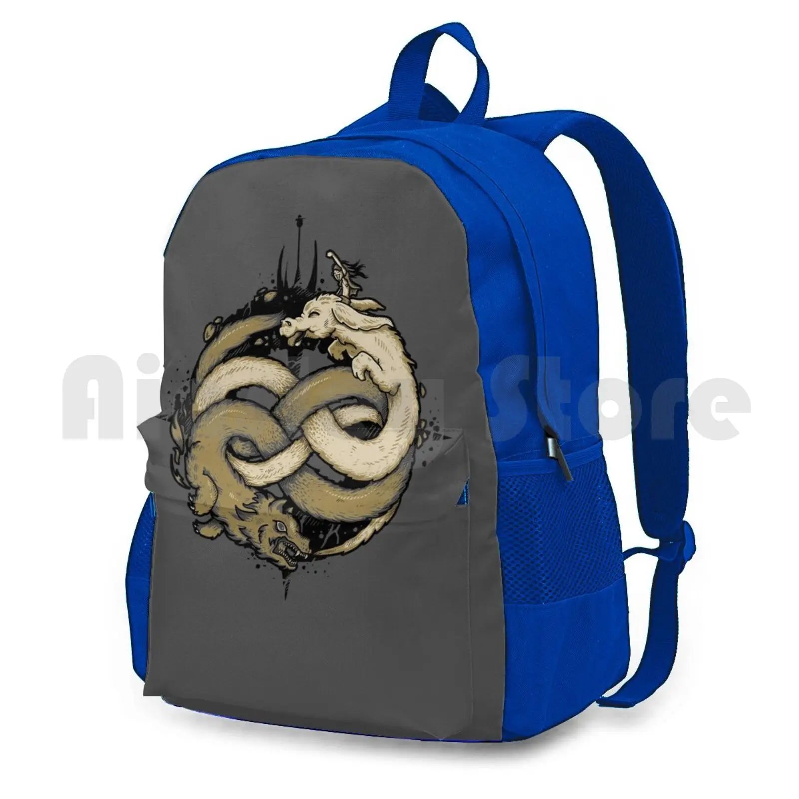 Neverending Fight Outdoor Hiking Backpack Riding Climbing Sports Bag