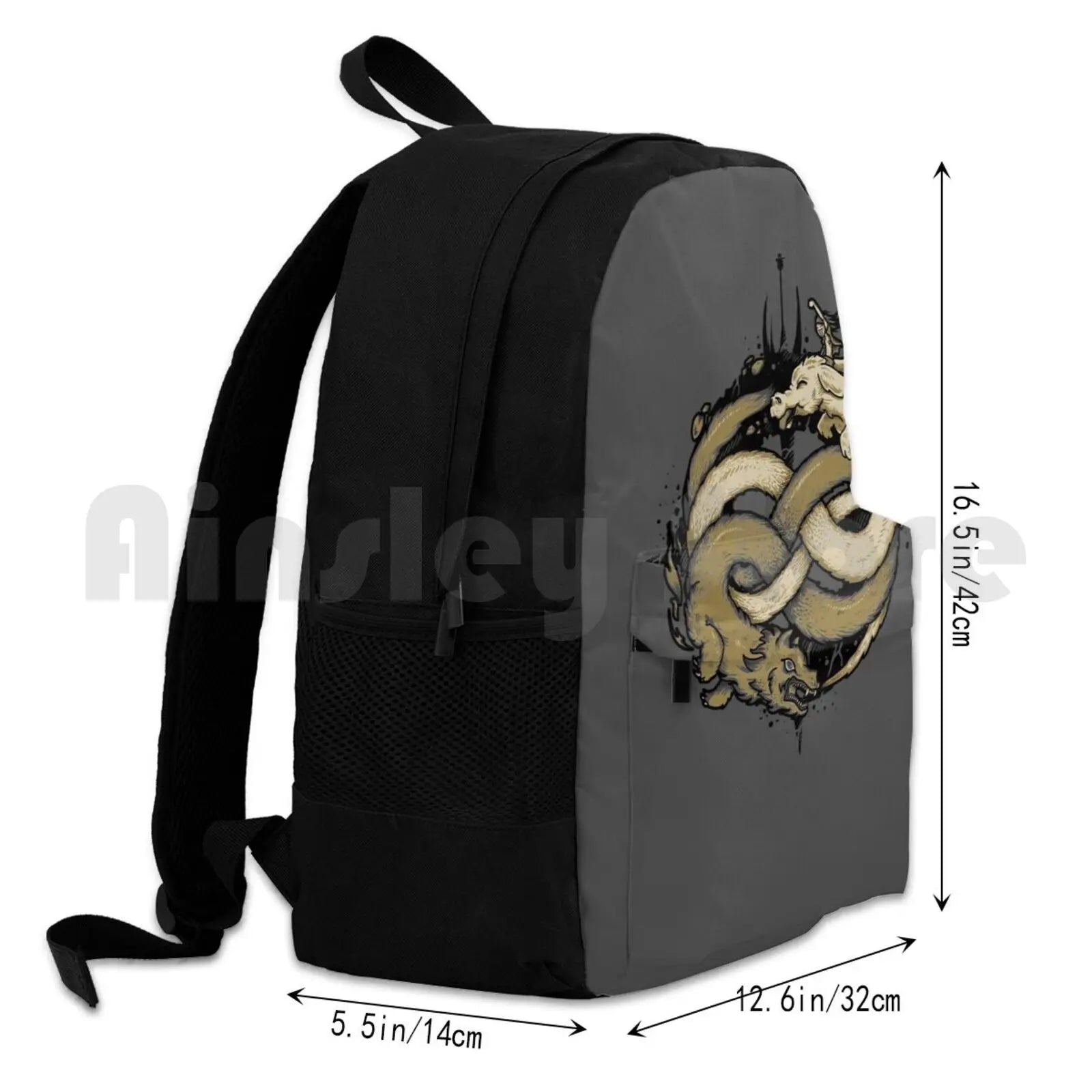 Neverending Fight Outdoor Hiking Backpack Riding Climbing Sports Bag