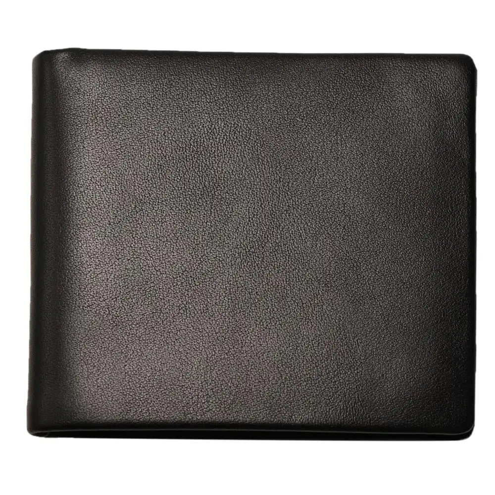 Genuine Leather Bifold Wallet Men Purses