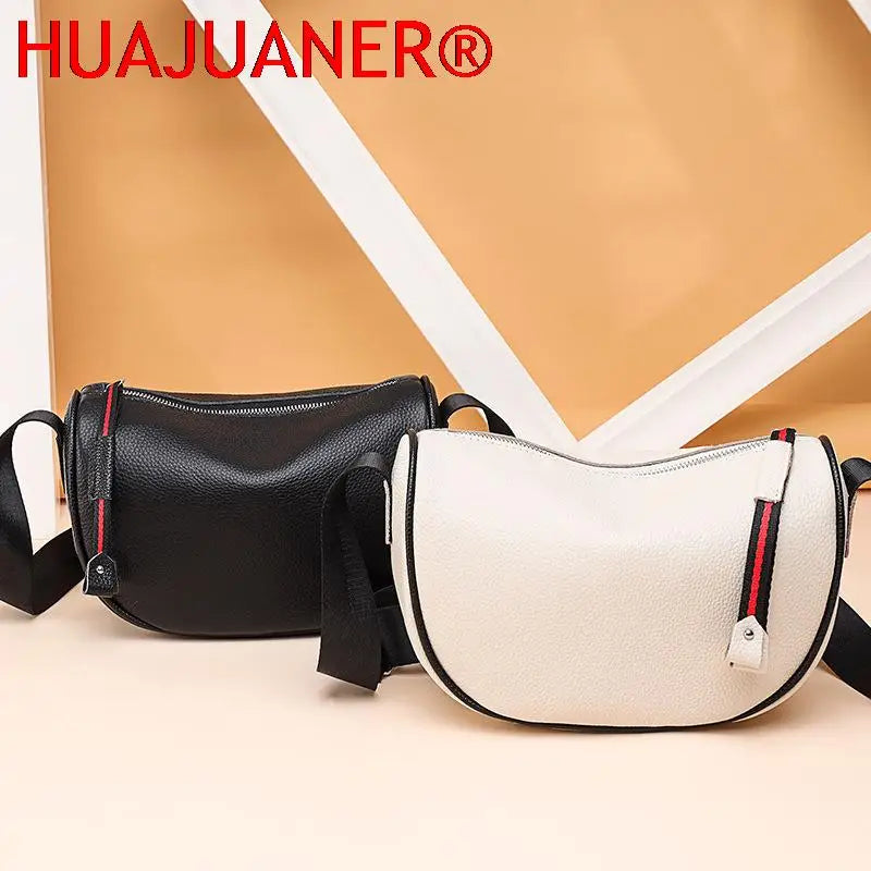 Vintage Crossbody Leather Cell Phone Shoulder Bag for Women