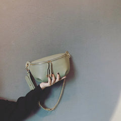 Leather Shoulder Bag for Women Solid Purses Crossbody Bags
