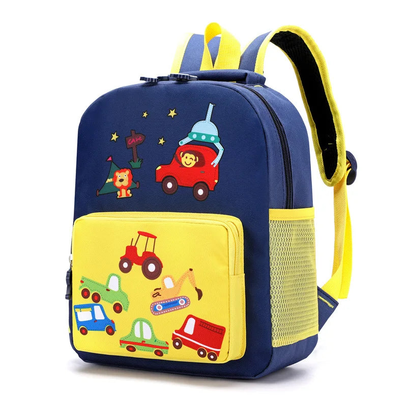 Kids Lightweight Backpack Cartoon Printing School Bag Boys
