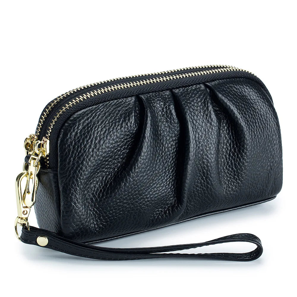 Versatile Lady Wallet with Key Ring Chain