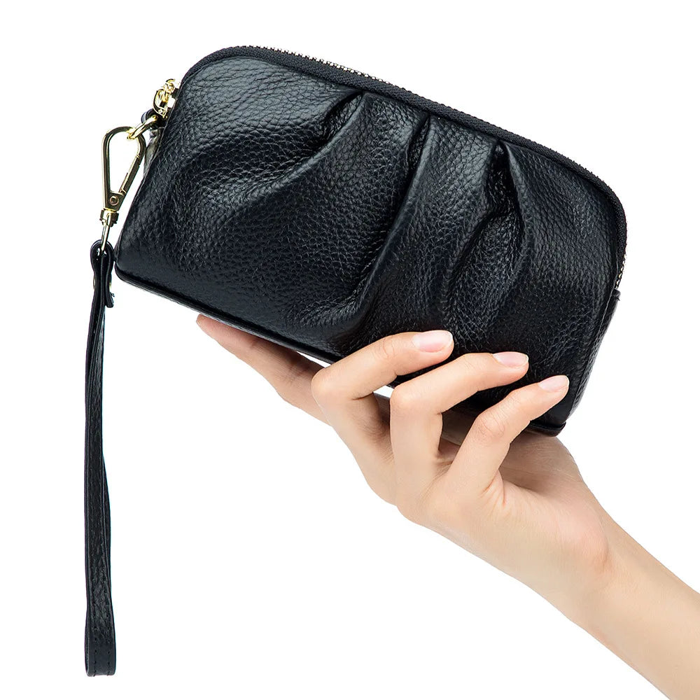 Versatile Lady Wallet with Key Ring Chain