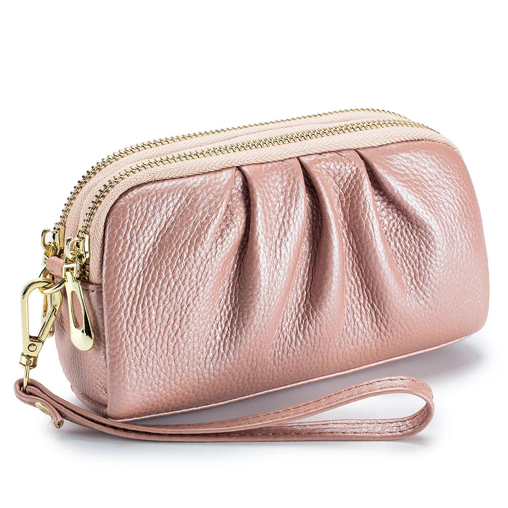 Versatile Lady Wallet with Key Ring Chain