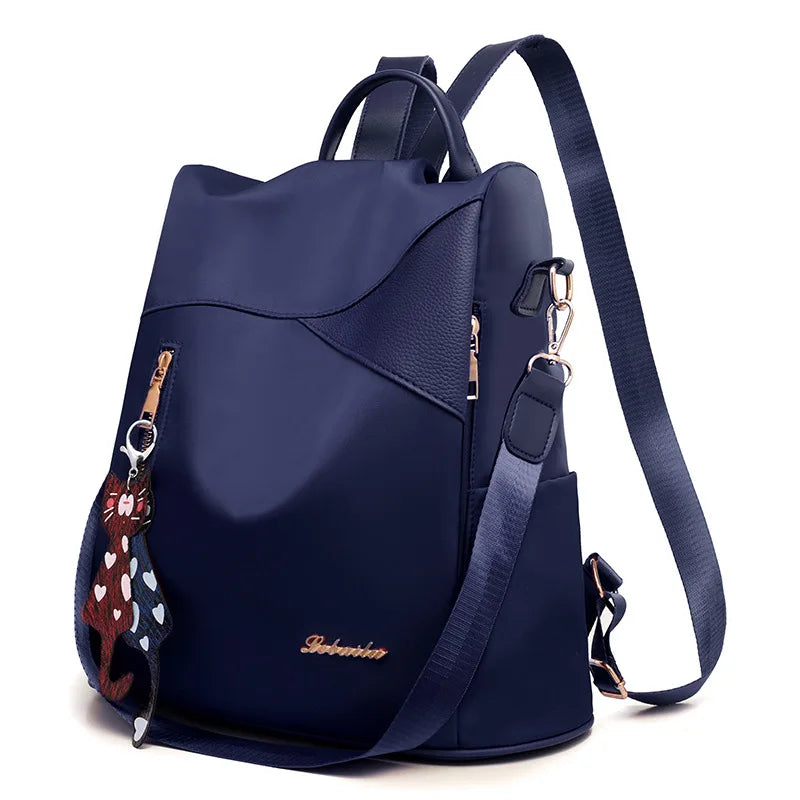 Anti-theft Large Capacity Backpack Oxford Cloth Tarpaulin Stitching Sequins
