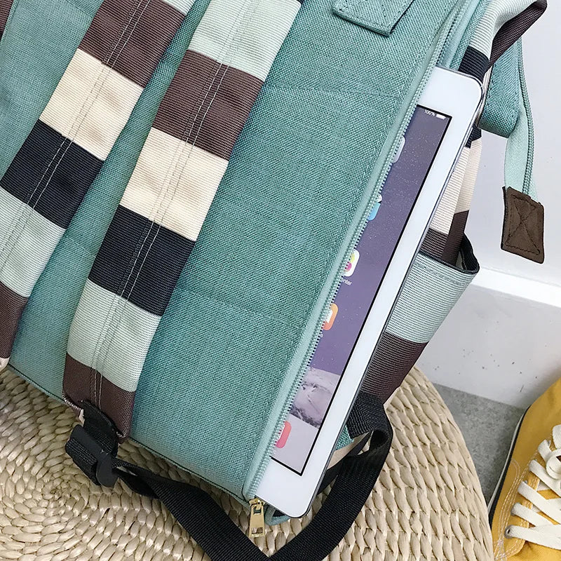Girls Oxford School Backpack Women Backpack
