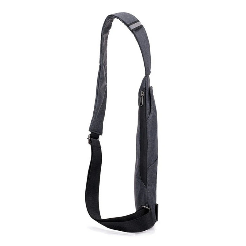 Men's Nylon Messenger Bag Travel Chest Bag