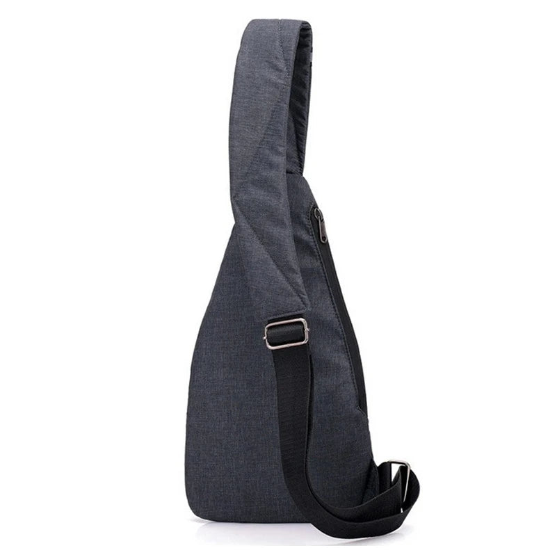 Men's Nylon Messenger Bag Travel Chest Bag